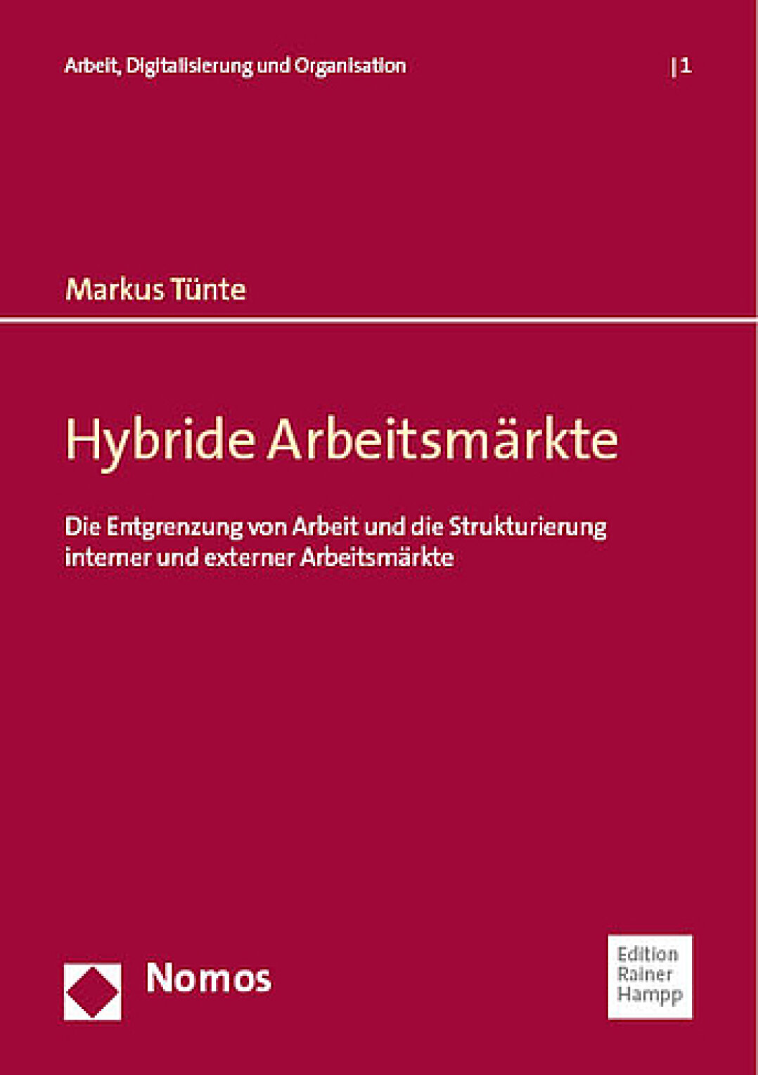Hybride Arbeitsmärkte (Dr. Markus Tünte)